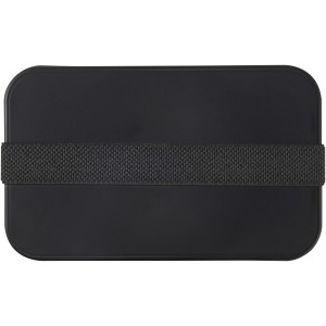 MIYO single layer lunch box, Solid black, Solid black (Plastic kitchen equipments)