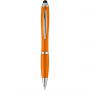 Nash coloured stylus ballpoint pen, Orange