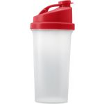 Plastic protein shaker (700ml), red (4227-08)