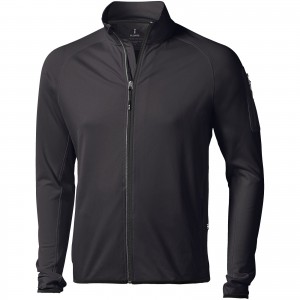 Mani power fleece full zip jacket, solid black (Polar pullovers)