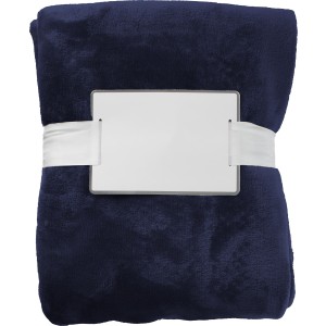 Fleece (280 gr/m2) blanket Sean, blue