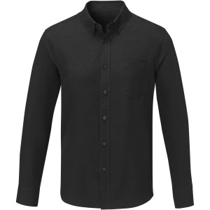 Pollux long sleeve men?s shirt, Solid black (shirt)