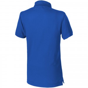 Crandall short sleeve women's polo, Blue (Polo short, mixed fiber, synthetic)