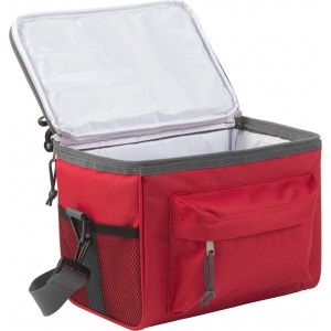 Polyester (600D) cooler bag Joey, red (Cooler bags)