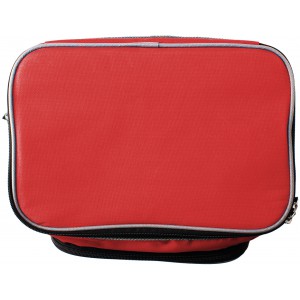 Polyester (600D) cooler bag Lance, red (Cooler bags)