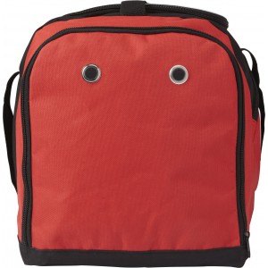 Polyester (600D) sports bag, red (Travel bags)