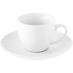Porcelain cup and saucer (80ml), white (3177-02)