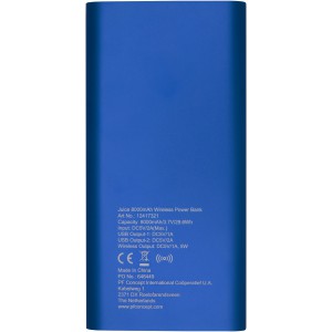 Juice 8000mAh wireless powerbank, Royal blue (Powerbanks)