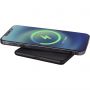 Loop 10W recycled plastic wireless charging pad, Solid black