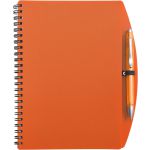 PP notebook with ballpen Solana, orange (5140-07)