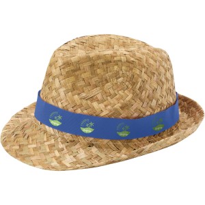 Pricus straw hat, Royal blue, Natural (Hats)