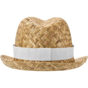 Pricus straw hat, White, Natural (Hats)