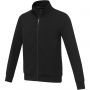 Galena unisex Aware(tm) recycled full zip sweater, Solid black