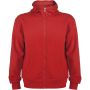 Montblanc unisex full zip hoodie, Red