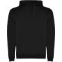 Urban men's hoodie, Solid black