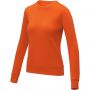 Zenon women's crewneck sweater, Orange