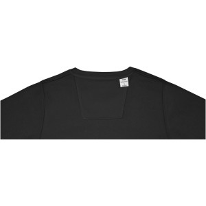 Zenon women's crewneck sweater, Solid black (Pullovers)