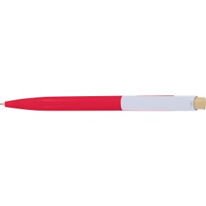 Recycled ABS ballpen Zian, red