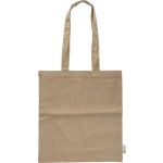 Recycled cotton shopping bag (120 gsm) Elara, Brown/Khaki (1039368-13)