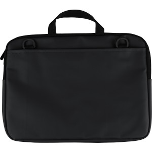 Recycled PU laptop bag Rafi, black
