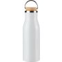 Recycled stainless steel bottle Aline, white