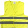 Polyester (75D) safety jacket Clara, yellow, XS