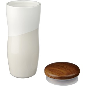 Reno 370 ml ceramic tumbler, White (Glasses)