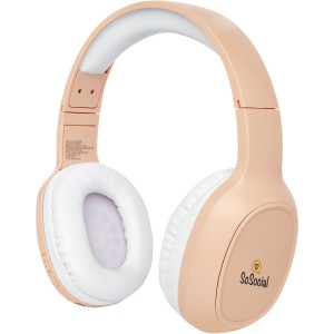 Riff wireless headphones with microphone, Pale blush pink (Earphones, headphones)