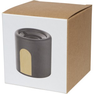 Roca limestone/cork Bluetooth? speaker, Solid black (Speakers, radios)