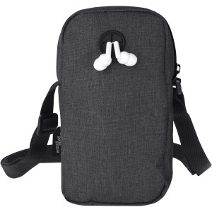 Ross GRS recycled phone pouch, Heather Charcoal (Office desk equipment)