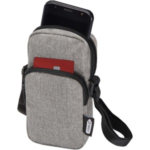 Ross GRS recycled phone pouch, Heather grey (Office desk equipment)