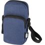 Ross GRS recycled phone pouch, Heather navy