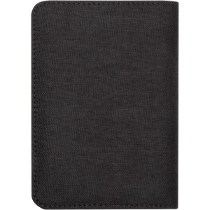 Ross GRS RPET RFID passport holder, Heather Charcoal (Travel items)