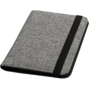 Ross GRS RPET RFID passport holder, Heather grey (Travel items)