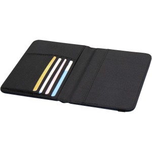 Ross GRS RPET RFID passport holder, Heather navy (Travel items)