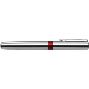 Stainless steel ballpen Rex, red