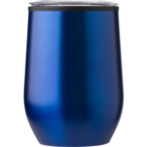 Stainless steel travel mug Zoe, navy
