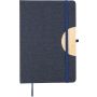 rPET (300D) notebook A5 Ernst, blue