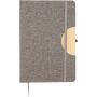 rPET (300D) notebook A5 Ernst, grey