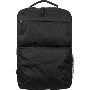 rPET (300D) polyester Ocean Bound backpack Tova, black
