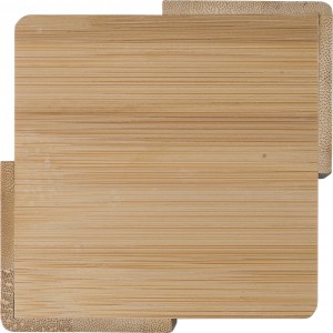 RPET felt coaster set Lawrence, grey (Wood kitchen equipments)