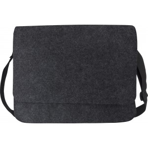 RPET felt laptop bag Layla, dark grey