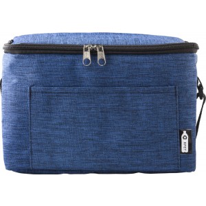 Polyester (600D) and RPET cooler bag Isabella, blue