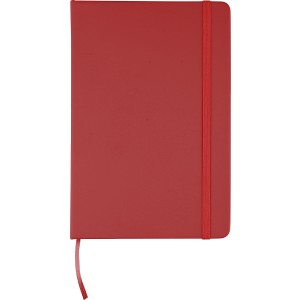 rPET notebook (A5) Eamon, red (Notebooks)
