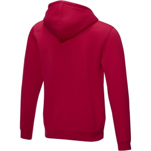 Ruby men's GOTS organic GRS recycled full zip hoodie, Red (Pullovers)