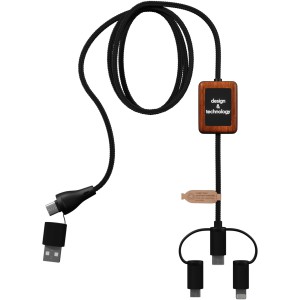 SCX.design C46 5-in-1 CarPlay cable, Solid black (Eletronics cables, adapters)