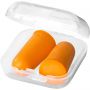 Serenity earplugs with travel case, Orange