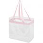 Hampton transparent tote bag, Light pink, Transparent clear