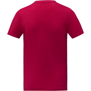 Somoto short sleeve men?s V-neck t-shirt, Red (T-shirt, 90-100% cotton)