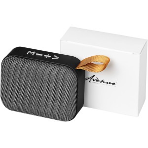 Fashion fabric Bluetooth(r) speaker, Grey (Speakers, radios)
